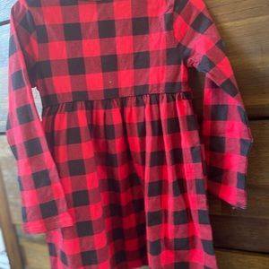 Holiday Patterned Dress with Pockets